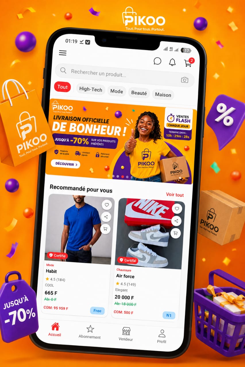 Vendeurs PIKOO : créez votre boutique et vendez en ligne